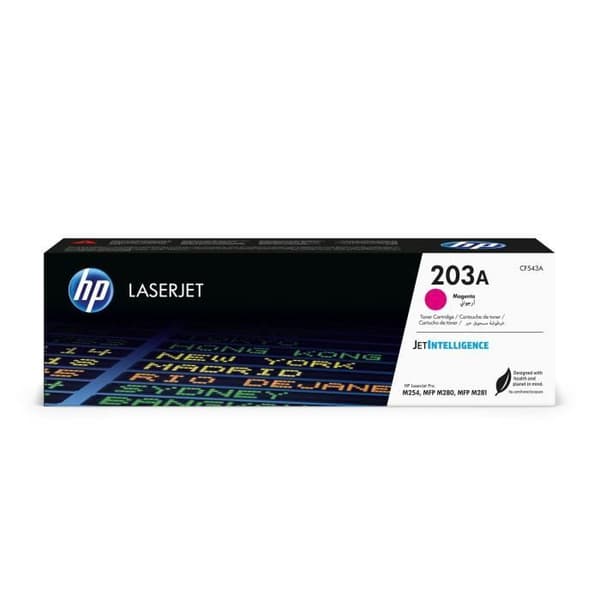 Original HP 203A magenta tonerkassett för HP Color LaserJet Pro M254/M280/M281