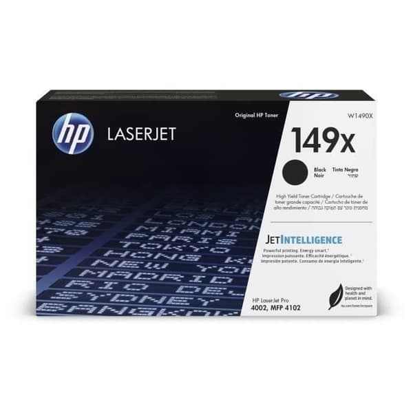 HP 149X (W1490X) äkta svart tonerpatron med hög kapacitet för HP LaserJet Pro 4002 / MFP 4102
