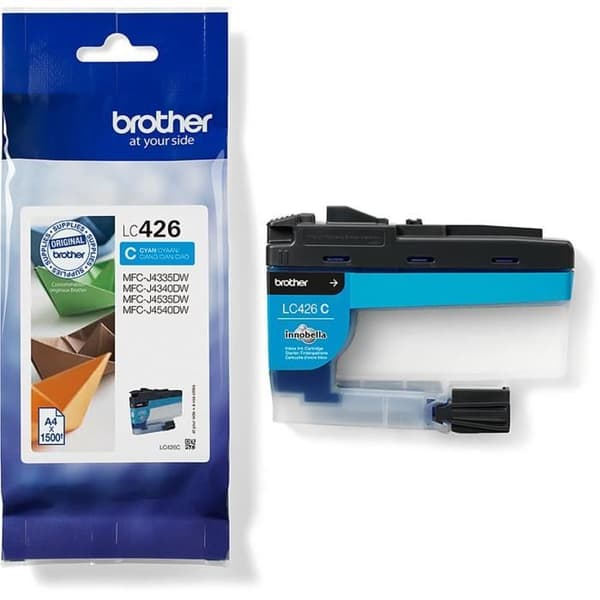 LC426C bläckpatron - BROTHER - Cyan standardkapacitet 1500 sidor - För MFC-J4340DW, MFC-J4540DW och MFC-J4540DWXL