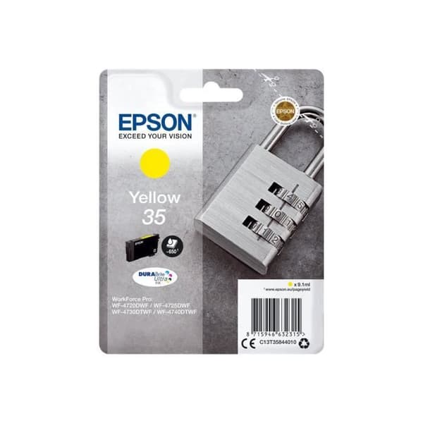 Epson DURABrite Ultra 35 bläckpatron - Gul - Bläckstråle - 650 sidor - 1