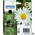 Miniatyrbild 1 av 2: Original Bläckpatron Epson Nº18XL Svart (10 antal) (1 antal)