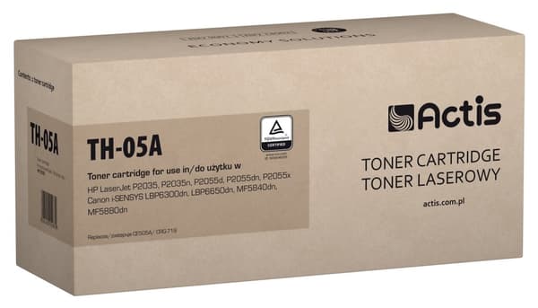 Actis TH-05A toner (erstatning for HP 05A CE505A, Canon CRG-719; Standard; 2300 sider; sort)
