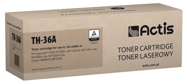 Actis TH-36A toner (erstatning for HP 36A CB436A, Canon CRG-713; standard; 2000 sider; sort)