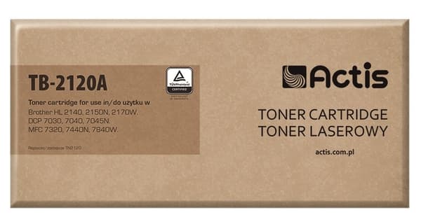 Actis TB-2120A toner (erstatning for Brother TN2120; standard; 2600 sider; sort)