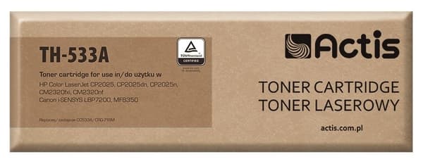 Actis TH-533A toner (erstatning for HP 304A CC533A, Canon CRG-718M; Standard; 3000 sider; magenta)