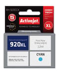 Miniatyrbild 1 av 2: Activejet AH-920CCX-bläck (ersättning för HP 920XL CD972AE; Premium; 12 ml; cyan)