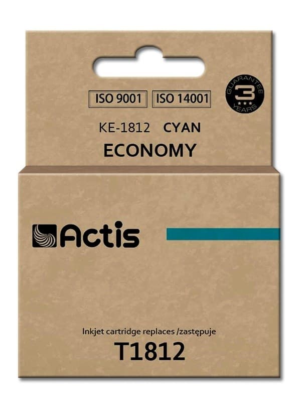 Actis KE-1812 blæk (erstatning for Epson T1812; Standard; 15 ml; cyan)