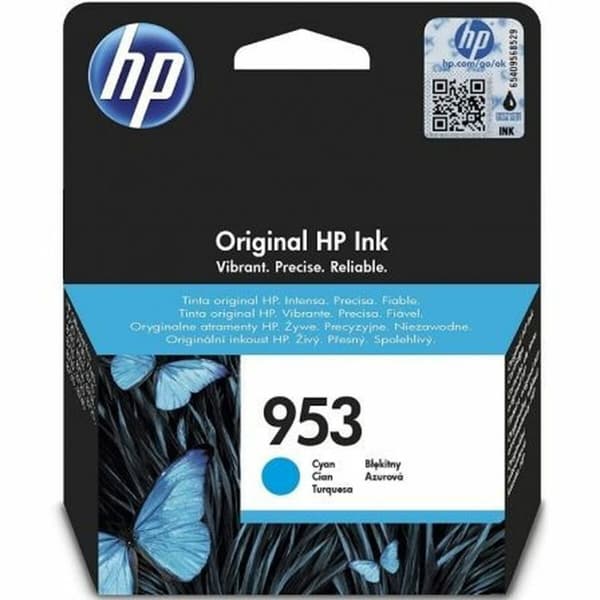 Alkunperäinen mustepatruuna HP F6U12AE Syaani
