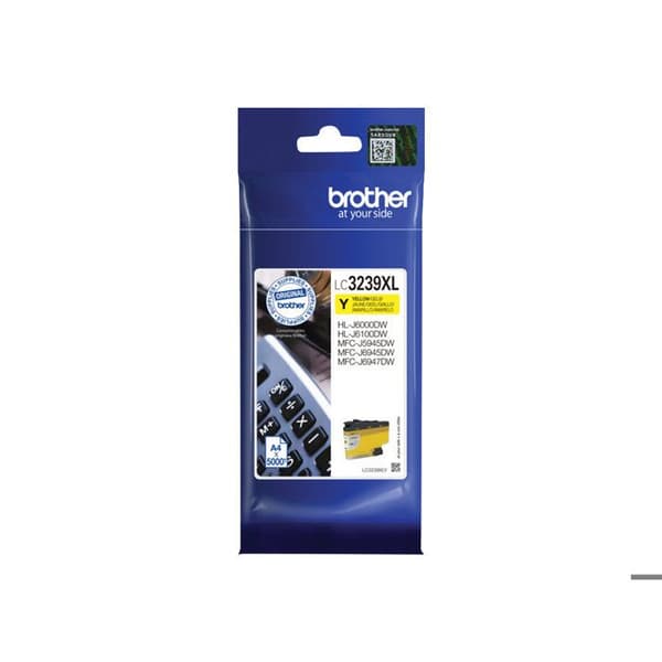 Brother LC-3239XLY bläckpatron - Gul - Hög kapacitet - 5000 sidor - 1 förpackning