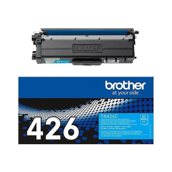 BROTHER TN426C Super Jumbo Original Tonerkassett för HL-L8360CDW, MFC-L8900CDW - Cyan