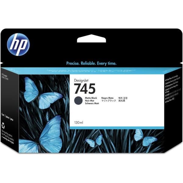 HP 745 bläckpatron - Mattsvart 130-ml