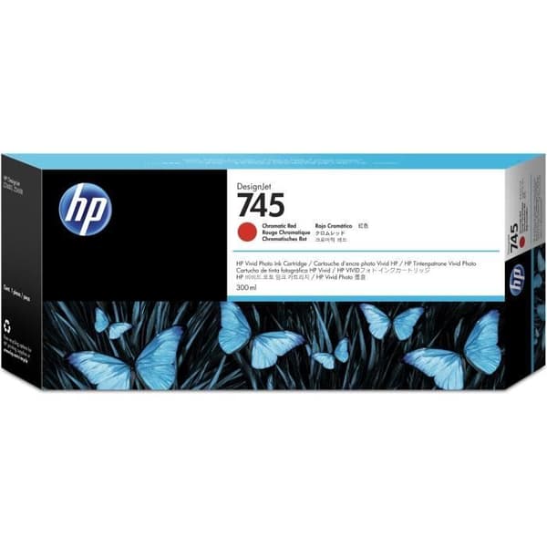 HP 745 - Chromatic Red 300ml bläckpatron