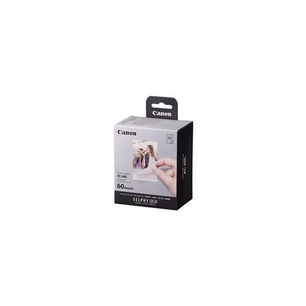 Utskriftssats - CANON - XC 60L - 60 utskrifter - Selphy QX20 kompatibel - Generiskt tillbehör