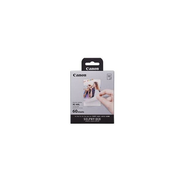 Utskriftssats - CANON - XC 60L - 60 utskrifter - Selphy QX20 kompatibel - Generiskt tillbehör