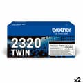 Miniatyrbillede 1 af 2: Original toner Brother L2300D/L2340DW/L2360DN/L2365DW/L2500/L2700 Sort (2 enheder)