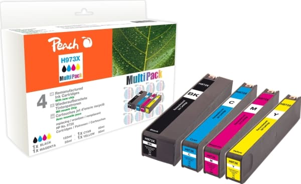 Peach PI300-750, Kompatibel, Svart, Cyan, Fiolblå, Gult, HP, Combo pack, PageWide Pro 450 Series, PageWide Pro 452 dn, PageWide Pro 452 dw, PageWide