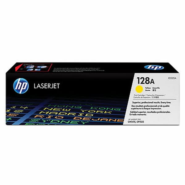 Original toner HP 128A Gul
