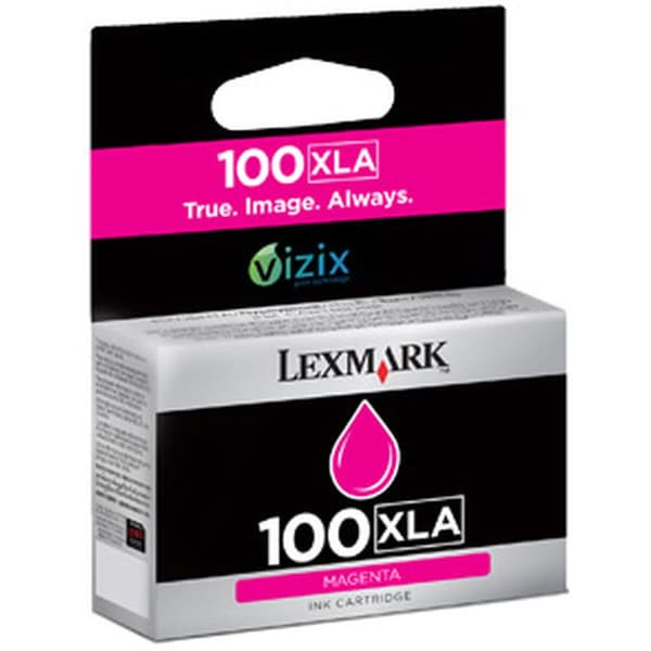Alkunperäinen mustepatruuna Lexmark 100 XLA Musta Magenta