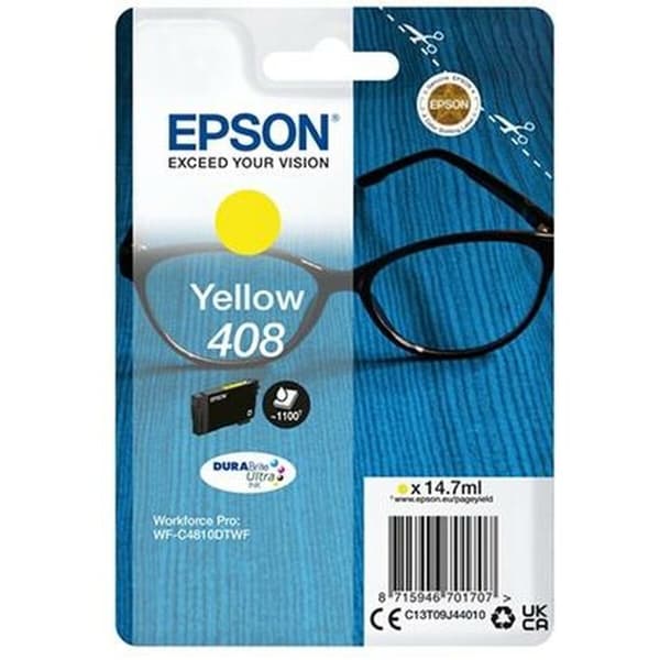 Alkunperäinen mustepatruuna Epson 408 Keltainen Musta