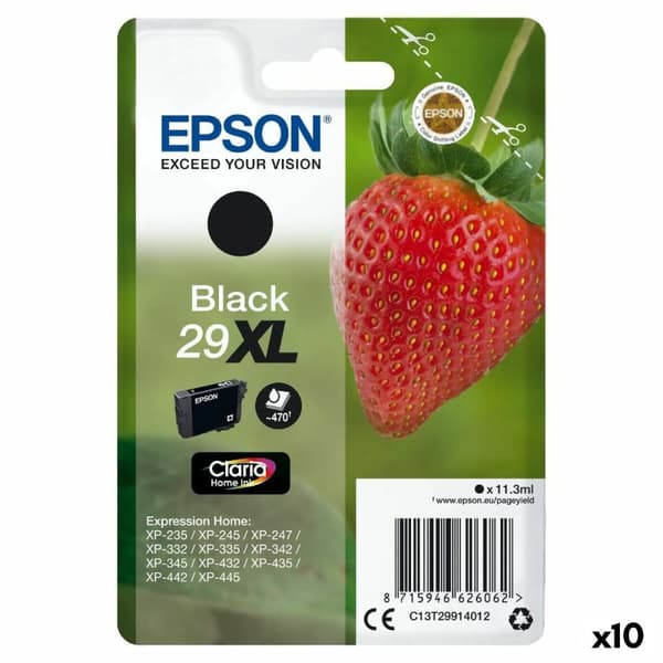 Original Bläckpatron Epson 29 XL Svart (10 antal)
