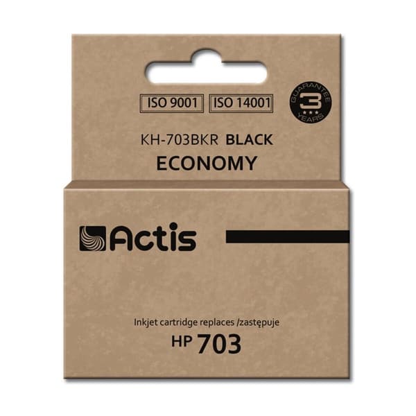 Original Bläckpatron Actis KH-703BKR Svart
