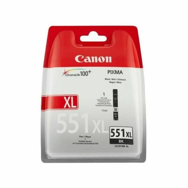 Patron Kompatibel Canon CLI-551XL BK Svart
