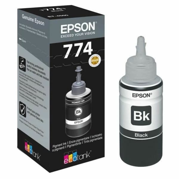 Påfyllningsbläck Epson 774 Svart