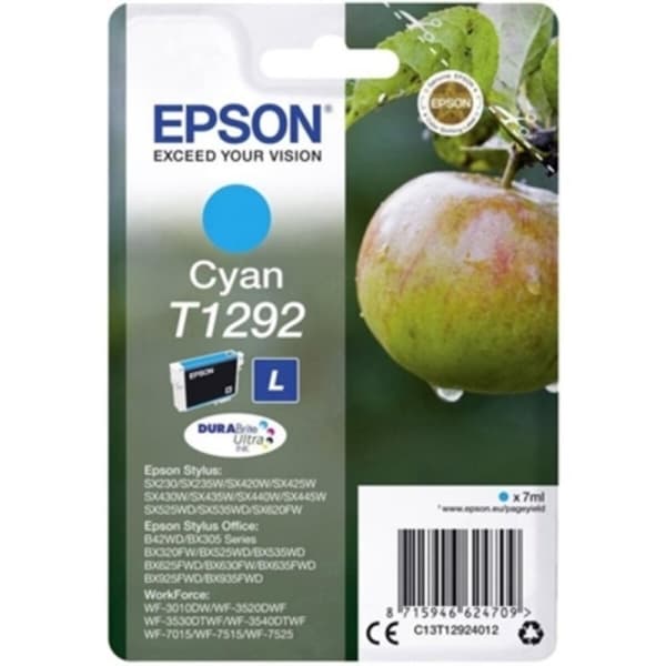 Original Bläckpatron Epson Cartucho T1292 cian Turkos