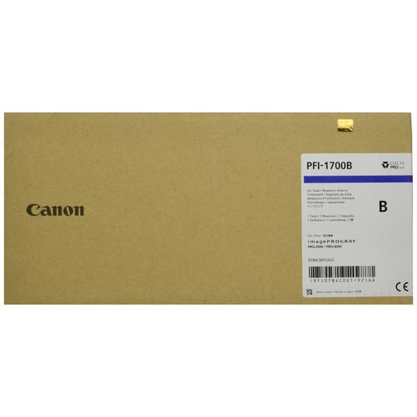 Alkunperäinen mustepatruuna Canon PFI-1700B Sininen