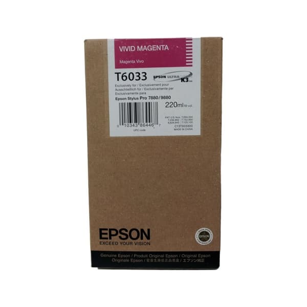 Original Bläckpatron Epson Stylus Pro 7880/9880 Magenta Silvrig