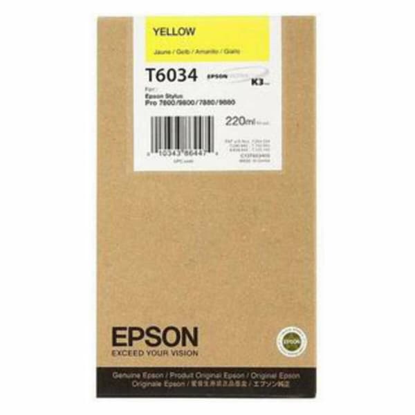 Original Bläckpatron Epson GF Stylus Pro 7880/9880 Gul