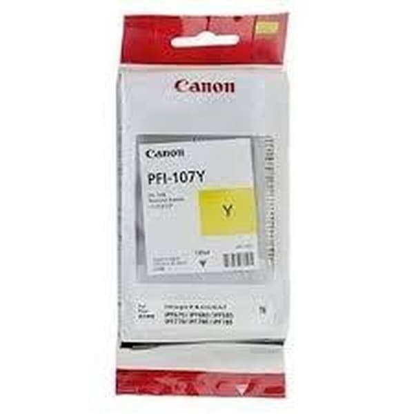 Originale Blekkpatroner Canon PFI-107Y Gul