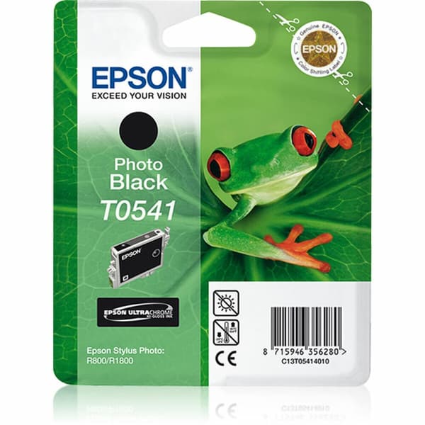 Originale Blekkpatroner Epson Cartucho T0541 negro foto Svart