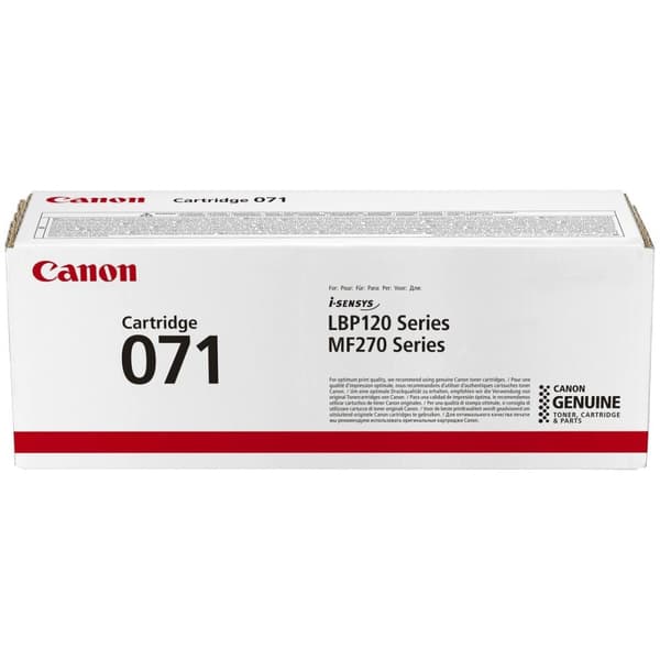 Alkuperäinen mustepatruuna Canon I-SENSYS LBP122DW, MF272DW - 071 Musta