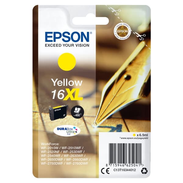 Originale Blekkpatroner Epson C13T16344012 Gul