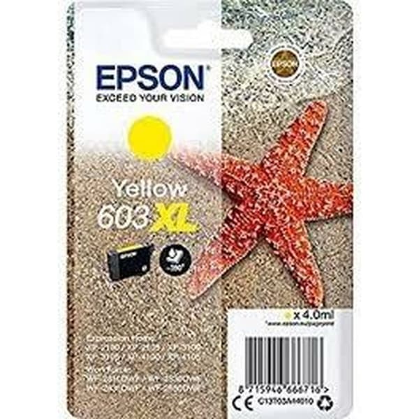 Originale Blekkpatroner Epson XP-2100 3100 4100 WF-2830DWF 2850DWF Gul (10 enheter)