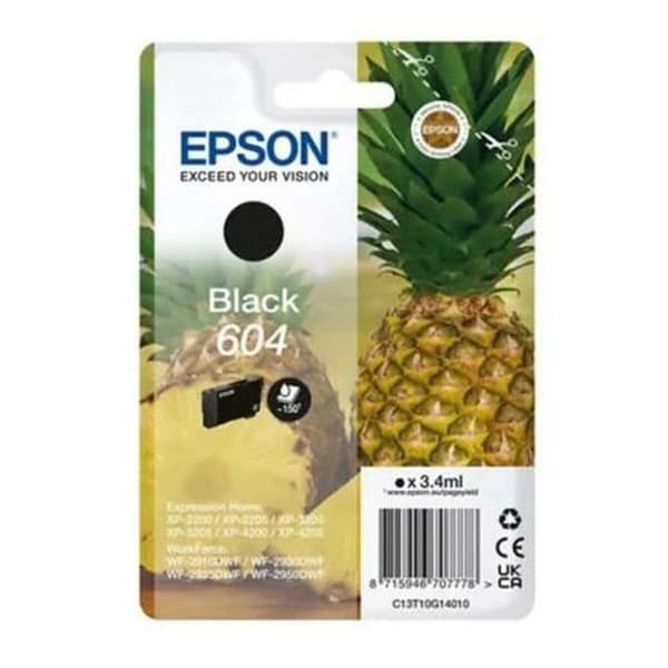 Original blækpatron Epson XP-2200 WF-2910DWF Sort (10 enheder)