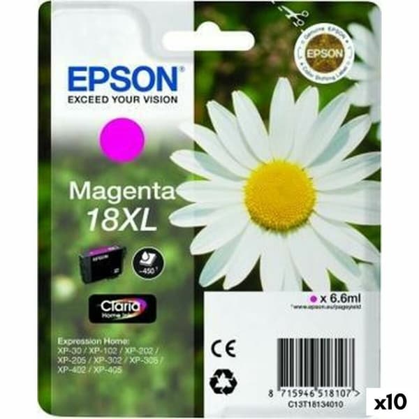 Original blækpatron Epson  Nº18XL Magenta (10 enheder) (1 enheder)