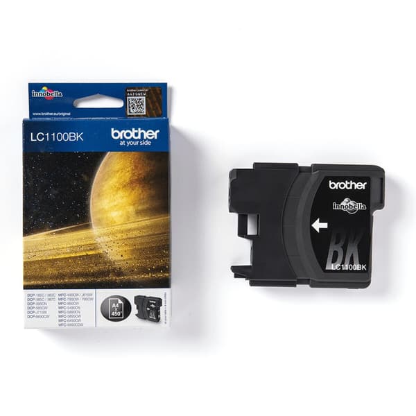 Original Bläckpatron Brother DCP-385C/ MFC-6490CW/5490CN Svart (5 antal)