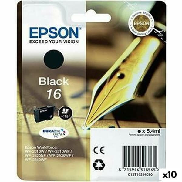 Originale Blekkpatroner Epson Svart (10 enheter)