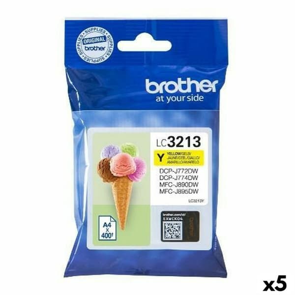 Originale Blekkpatroner Brother Gul (5 enheter)
