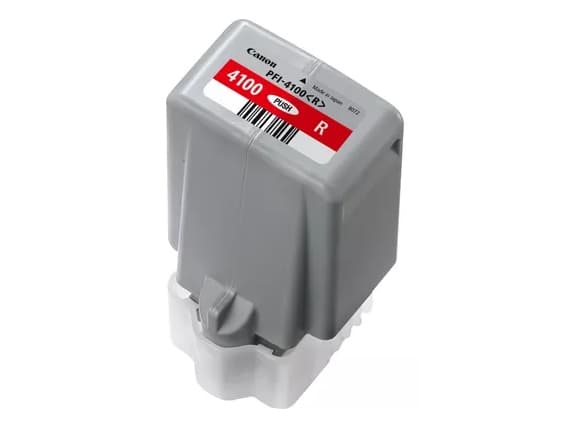 Canon PFI-4100 R - 80 ml - rød - original - hengeboks - blekkbeholder - for imagePROGRAF PRO-1100