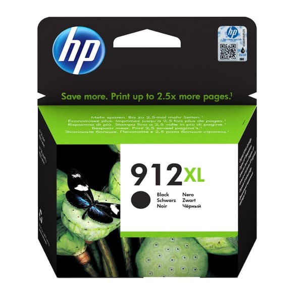Original blækpatron HP 912XL Sort
