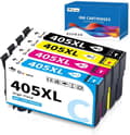 Miniatyrbild 1 av 6: Tonerpatron - OINKWERE - 405 XL - Kompatibel med Epson - 4-pack - 1100 sidor per patron