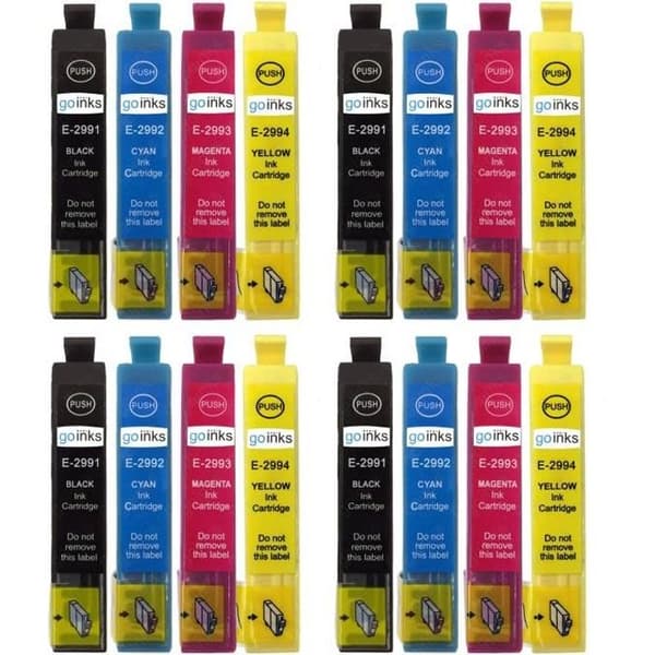 4 Go Bläck Set av 4 Patroner att byta ut Epson T2996 (29XL Series) Kompatibel / icke-OEM för Epson Expression Home