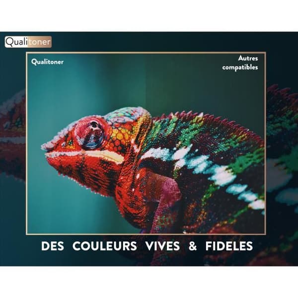 QUALITONER - 5 kompatibla patroner för HP 364 XL 364XL Svart + Cyan + Magenta + Gul + Fot svart för HP DeskJet D 5400-serien 54