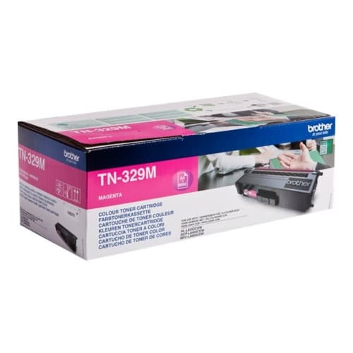 Brother TN329M - magenta - original - tonerkassett