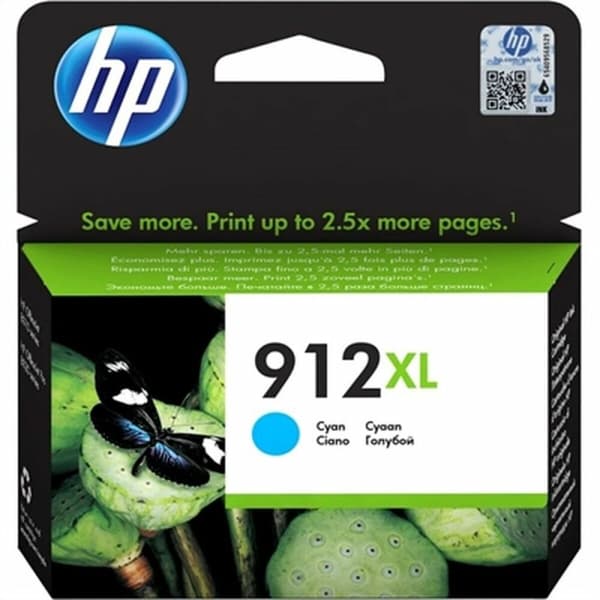Originale Blekkpatroner HP 912XL Cyan