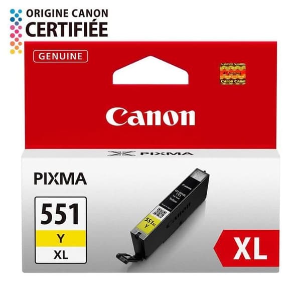 CANON CLI-551Y XL gul bläckpatron med stor kapacitet (CLI551XL)