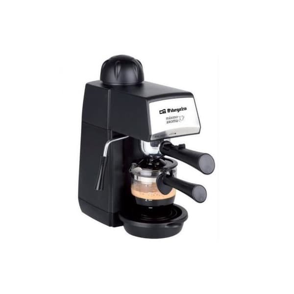 ORBEGOZO EXP 4600 CAFETERA ELECTRICA A PRESION 870W 5 BAR CON JARRA DE CRISTAL INCLUIDA